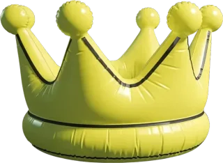 Надутая лаймовая корона